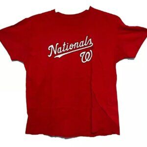 Washington Nationals Fanatics T-Shirt Men’s XL Red MLB Tee